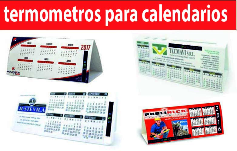 thermometers for calendars